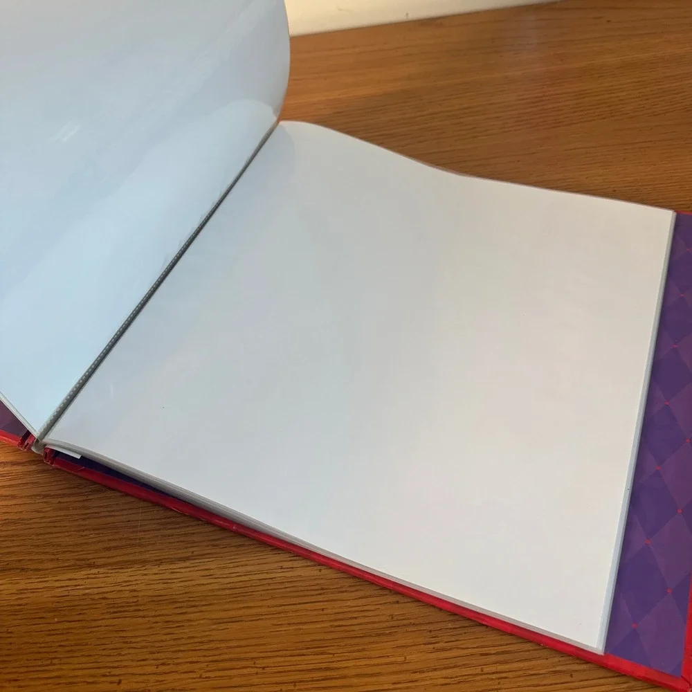 K&Company Red Hat Society Applique Scrapbook Album 12x12 Red Purple
